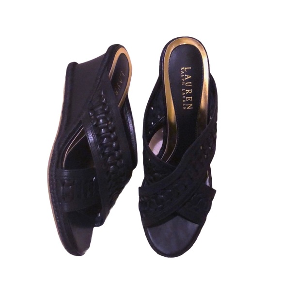 NWOB Lauren Giana Wedge Sandal - Picture 3 of 8